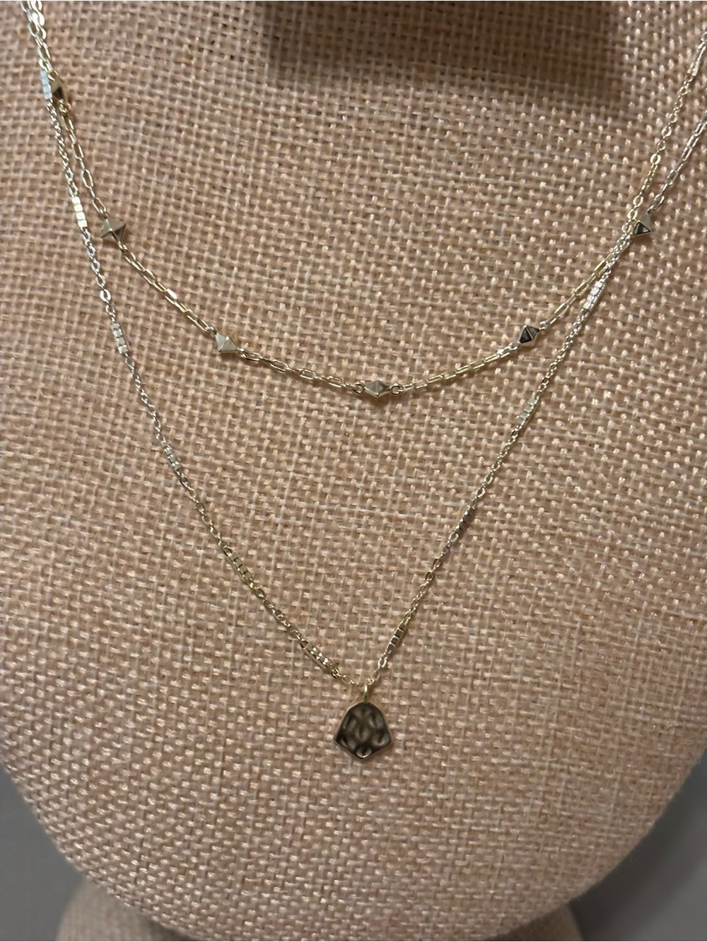 Kendra Scott Gold Layered Beaded & Pendant Necklace